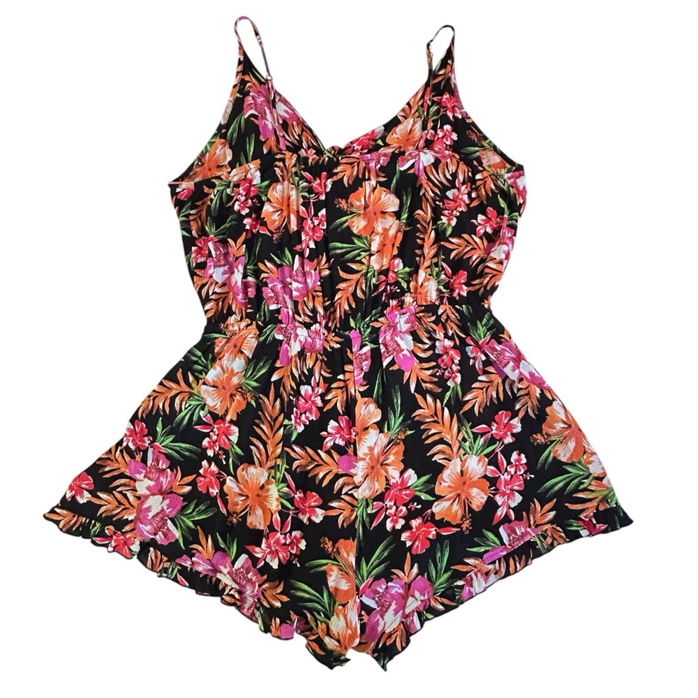 Mossimo Floral Rayon Romper